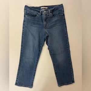 Levi’s 311 Shaping Skinny Capri Denim Jean Size 28